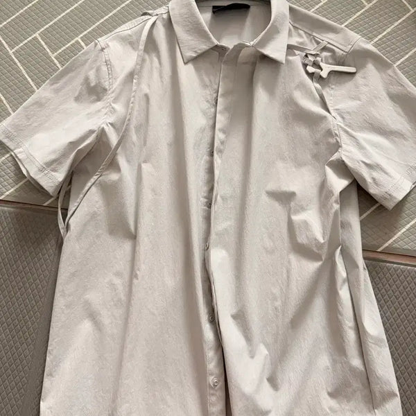 [BUNJANG] Heliot Emil Purulence Technical Shirt / 엘리엇 에밀 Heliot Emil 풀루런스 테크니컬 셔츠 새상품 (택 안뗌)