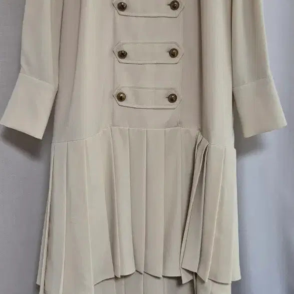 [BUNJANG] Lucky Chouette Atelier Pleated Big Collar Dress / 럭키슈에뜨 아뜰리에 플리츠 빅카라 원피스