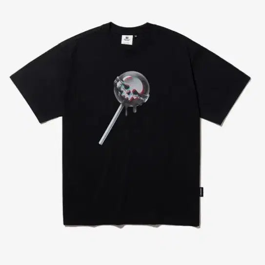 [BUNJANG] Skull Print Short Sleeve T-Shirt Black L / 남자 해골반팔티 블랙L