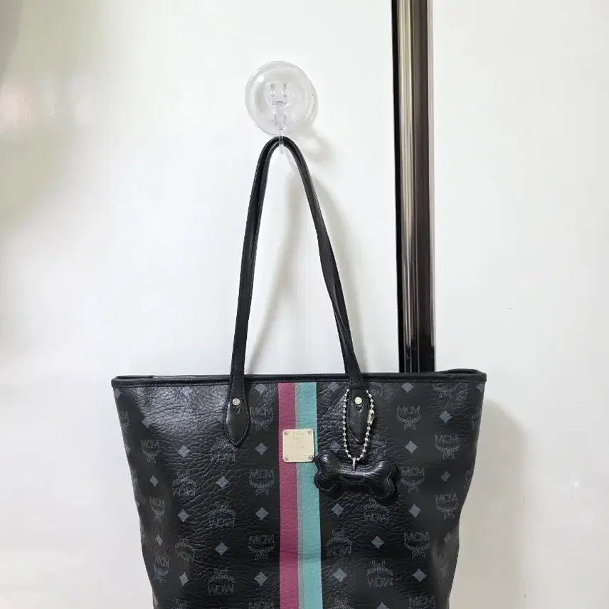 [BUNJANG] MCM Visetos Small Tote Bag Black / MCM 비세토 스몰 토트백 블랙