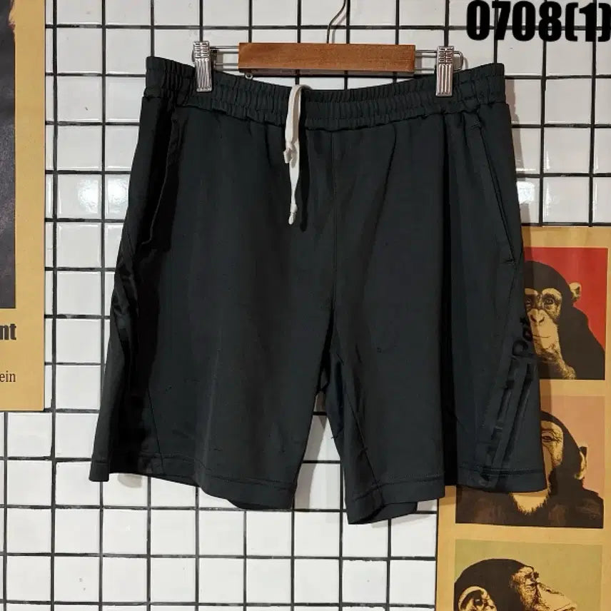 [BUNJANG] USALL Black Training Shorts Size 100 / USALL 블랙 트레이닝 반바지 100