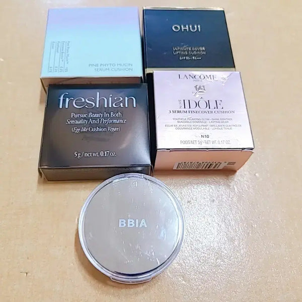 [BUNJANG] Lancôme, MISSHA, BBIA Mini Cushion Set / 랑콤 파인커버 미샤 삐아 오 글로우 미니 쿠션 판매