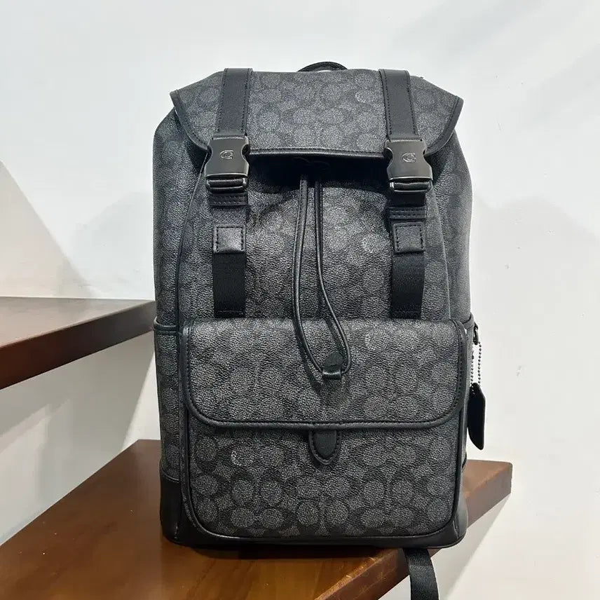 [BUNJANG] Coach Signature Pattern Backpack / 코치 백팩