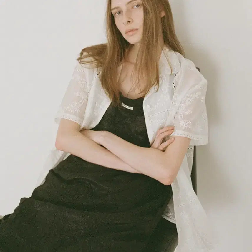 [BUNJANG] Levar See-Through Lace Shirt (New) / (새상품) 르바 See-Through Lace Shirt