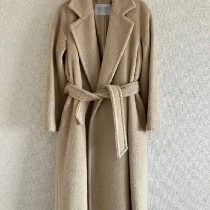 [BUNJANG] Beige Belted Coat / 베이지색 벨트 코트