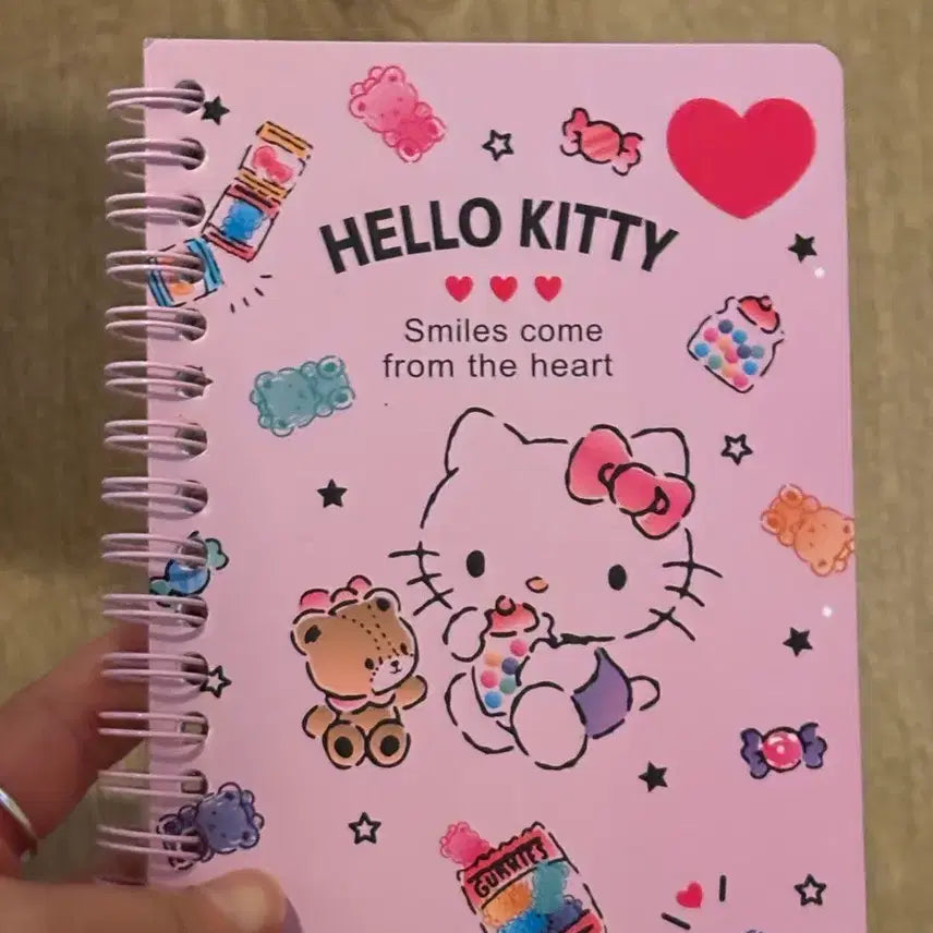 [BUNJANG] Sanrio Hello Kitty Notepad & Snoopy Sticky Notes Set / 산리오 키티노트 , 스누피 포스트잇 서비스