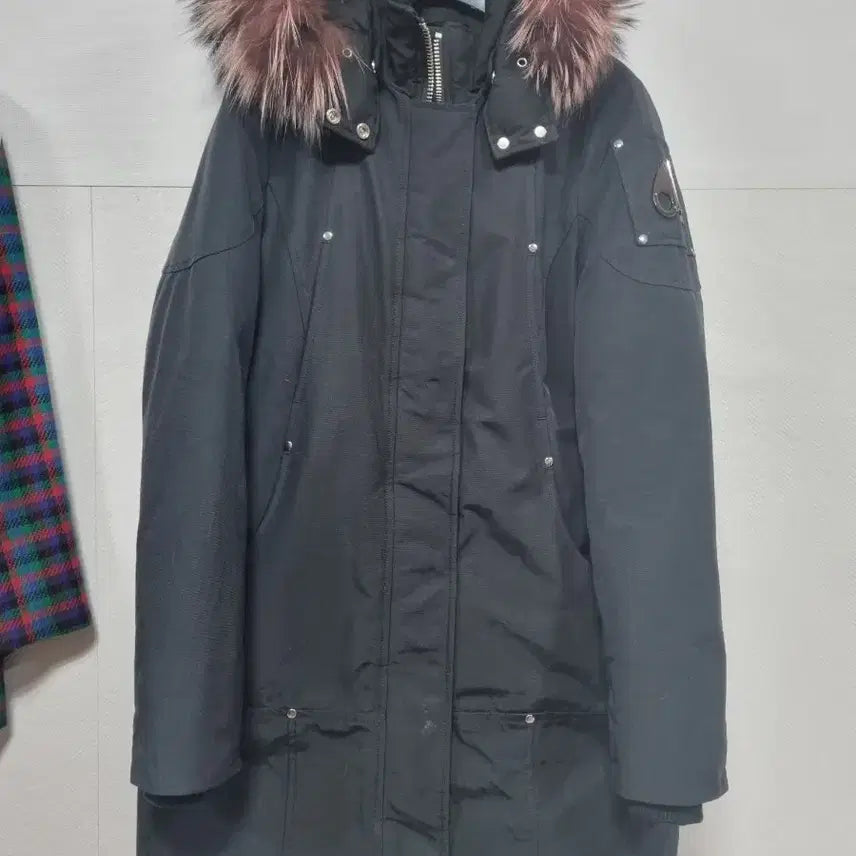 [BUNJANG] Moose Knuckles Stiletto Parka Fur Hood Black / 무스너클 스틸레토 파카 퍼 후드 블랙