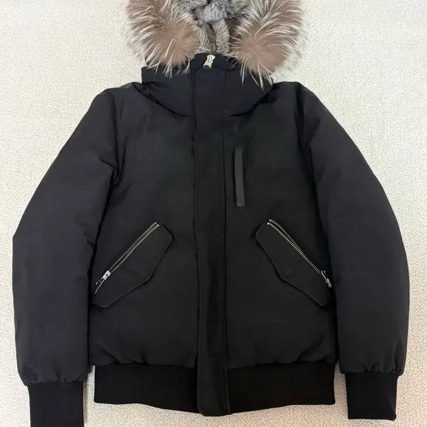 [BUNJANG] MACKAGE Dixon Silver Fox Fur Parka Size 40 / (백화점판) 맥케이지 딕슨 실버퍼(교신o)