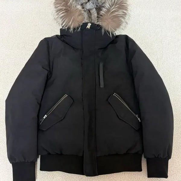 [BUNJANG] MACKAGE Dixon Silver Fox Fur Parka Size 40 / (백화점판) 맥케이지 딕슨 실버퍼(교신o)