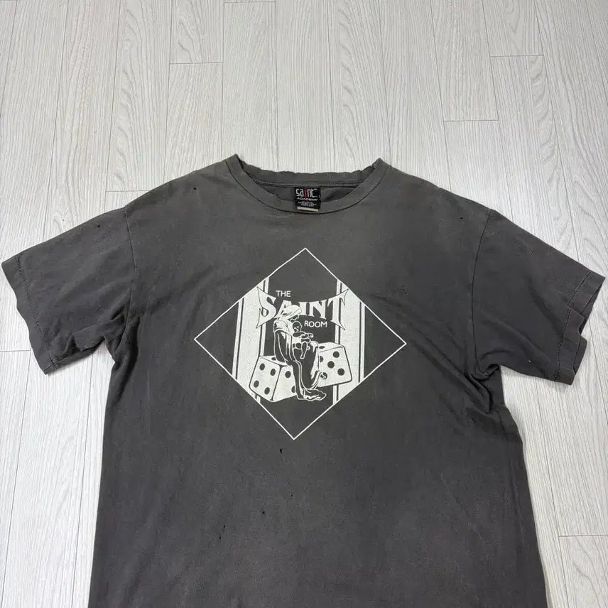 [BUNJANG] Saint Michael Saint Room T-Shirt XL / 세인트미카엘 세인트룸 반팔 XL