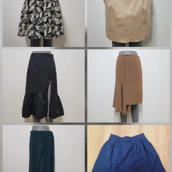 [BUNJANG] Korean Made Skirt Bundle Set (S/M) / 새것)S-M 국산 스커트6벌 일괄판매