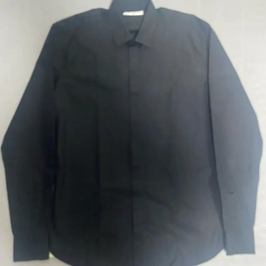 [BUNJANG] Saint Laurent Black Poplin Shirt Size 38 / 생로랑 블랙 포플린 셔츠 38