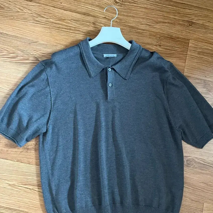 [BUNJANG] Bellier Summer Wool City Polo - Grey / [110] 벨리에 썸머 울 시티 폴로 - 그레이