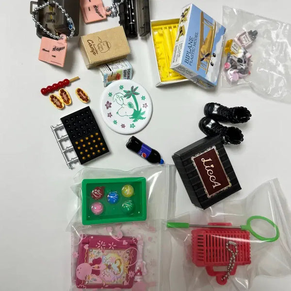 [BUNJANG] Miniature Gachapon & Re-Ment Miniature Food Lot / 미니어쳐 가챠류 일괄 가샤퐁 리멘트 식완