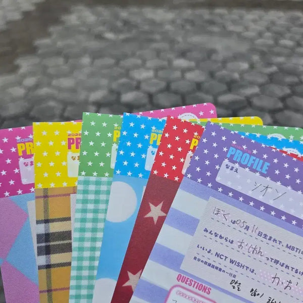 [BUNJANG] NCT Wish Osaka Profile Photocard Set / SET) 오사카 엔시티위시 프로필 전달회 엽서 프로필북 전멤버 세트