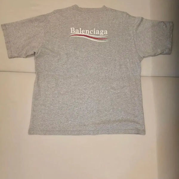 [BUNJANG] Balenciaga Embroidered Short Sleeve T-Shirt / 발렌시아가 반팔 자수
