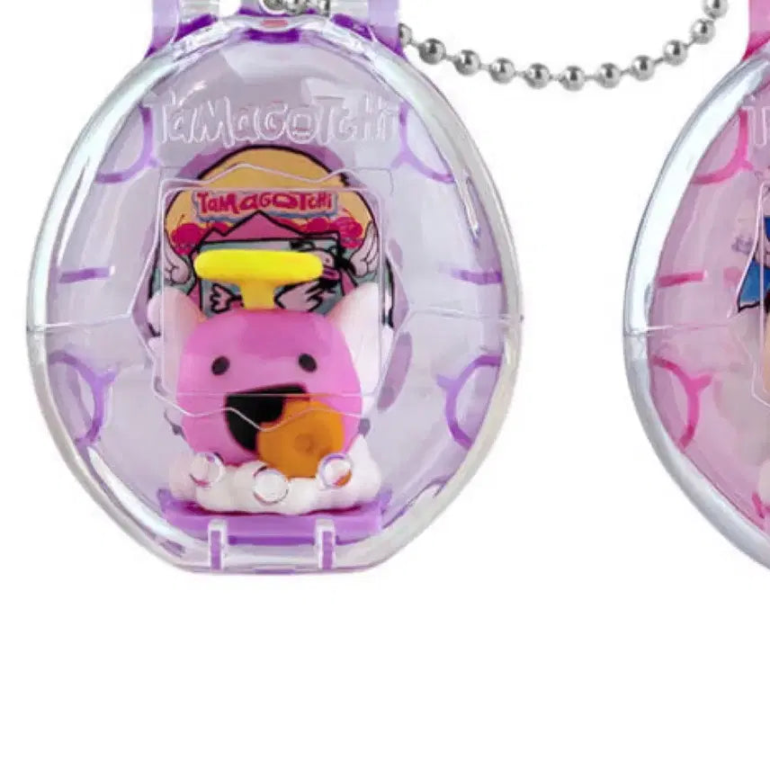 [BUNJANG] Tamagotchi Angel Snacktime Keychain Maruten / 다마고피 엔젤 스낵타임 키링 마루텐