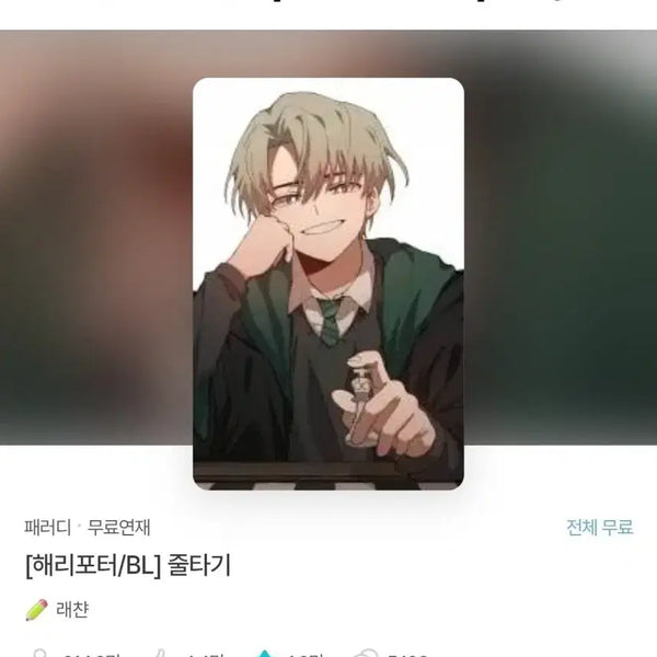 [BUNJANG] Joara Harry Potter Fanfiction "Tightrope Walking" Complete Set (Includes Extra Volume) / (오늘지남삭제) 조아라 해리포터 패러디 줄타기 소장본 전권 외전포함