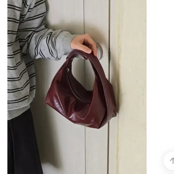 [BUNJANG] Burgundy 3-Way Leather Bag / 버건디 3way 레더백 정가7만원