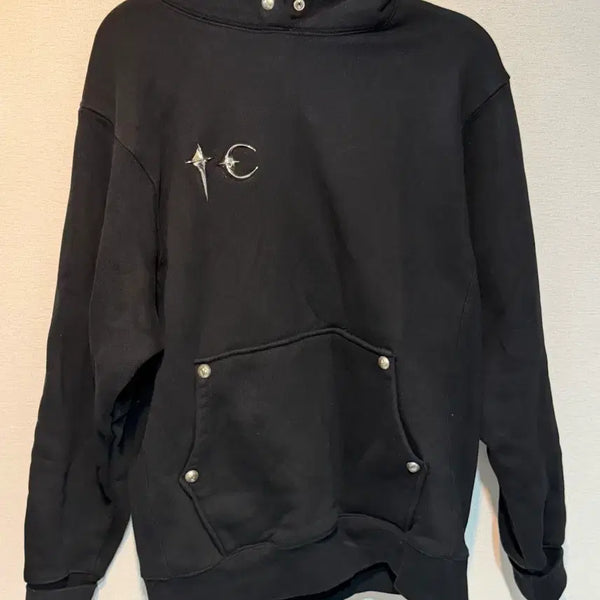 [BUNJANG] Thug Club Armor Hoodie Black Size 2 / 떠그클럽 아머후드 블랙 2사이즈