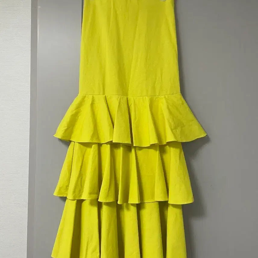 [BUNJANG] Tiered Ruffle Long Skirt / 캉캉 프릴 롱스커트
