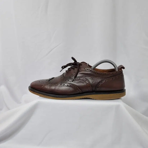 [BUNJANG] Burberry Vintage Wingtip Loafers Brown / 빈티지하서 41 260 버버리 윙팁 로퍼 구두 브라운