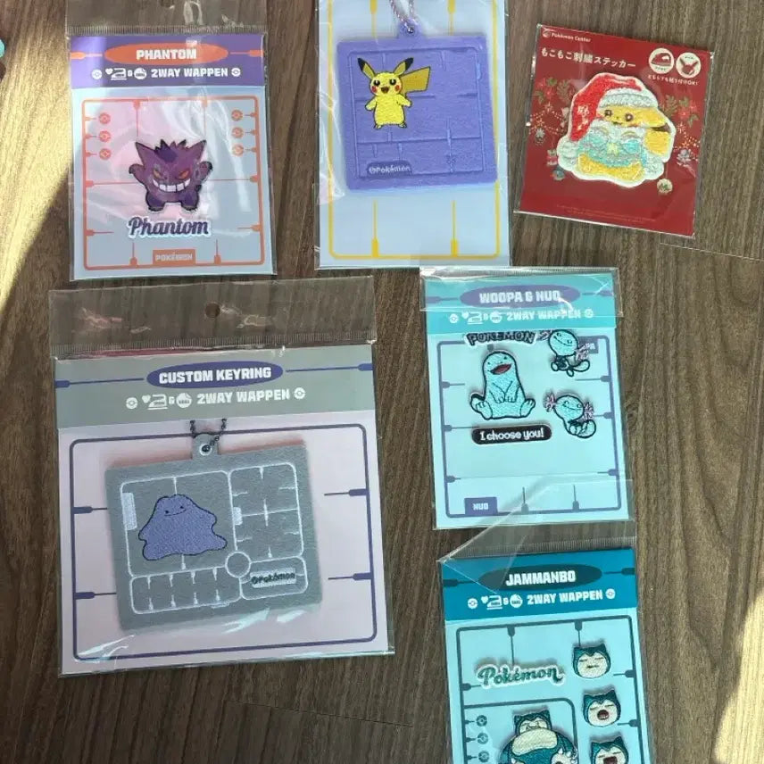 [BUNJANG] Pokemon 2-Way Wappen Sticker Set / 포켓몬 2way 와펜 스티커