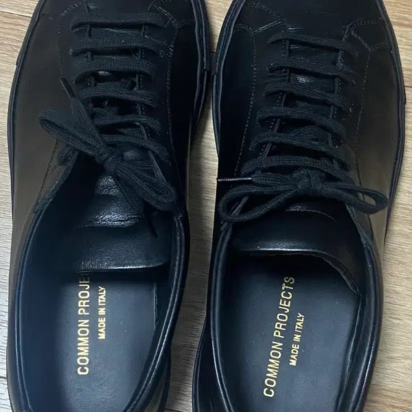 [BUNJANG] Common Projects Achilles Low Black Leather Sneakers / 커먼프로젝트 아킬레스 로우 블랙 41