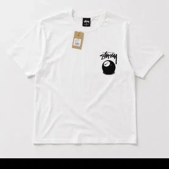 [BUNJANG] Nike x Stussy 8 Ball Oversized T-Shirt White XL / 나이키&스투시 나투시 8볼 오버핏 반팔티 화이트 엑라 새상품