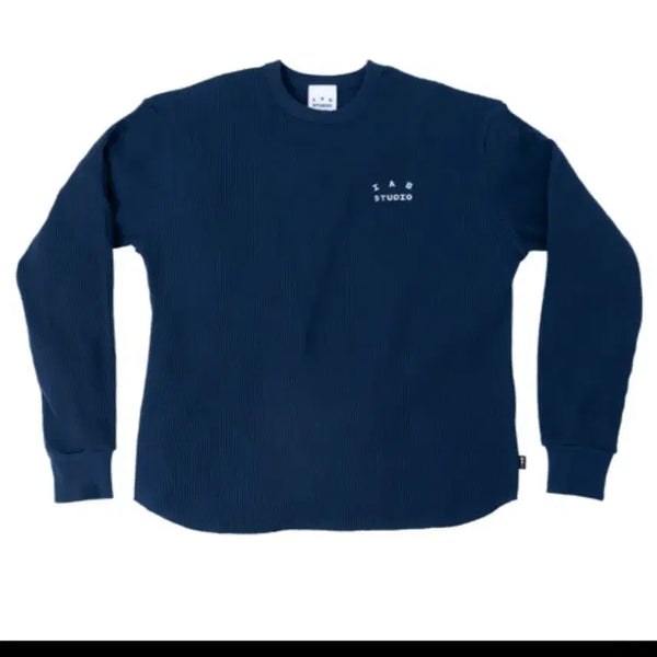 [BUNJANG] IAP STUDIO Waffle Long Sleeve Navy / [L] 아이앱 스튜디오 와플 롱슬리브 네이비