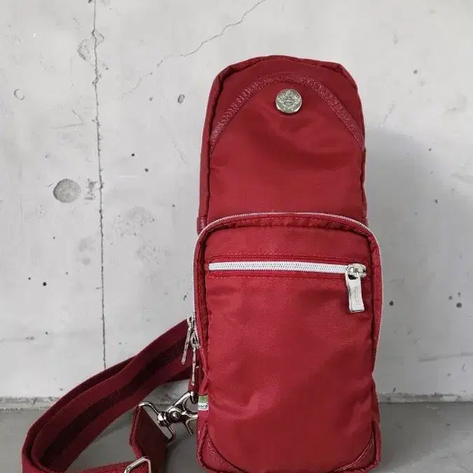 [BUNJANG] Orobianco Italy Limonta Sling Bag Crossbody Red / 이태리 오로비앙코 리몬타 슬링백 크로스백 레드