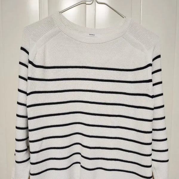 [BUNJANG] Blossom Stripe Knit Top / 블로썸 스트라이프 니트