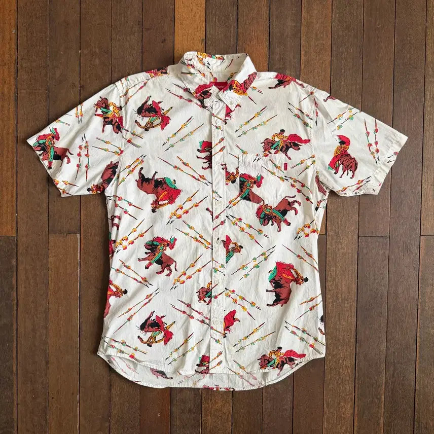 [BUNJANG] Supreme Short Sleeve Shirt / 슈프림 Supreme 반팔 셔츠 남방