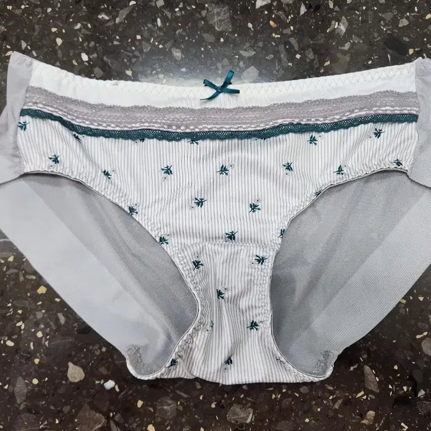 [BUNJANG] Stripe Lace Women's Panties / 스트라이프 레이스 여성팬티- 중고
