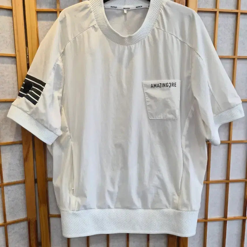 [BUNJANG] Amazingcree Golf Wear Short Sleeve T-Shirt M Size / 아메이징크리 반팔티 M