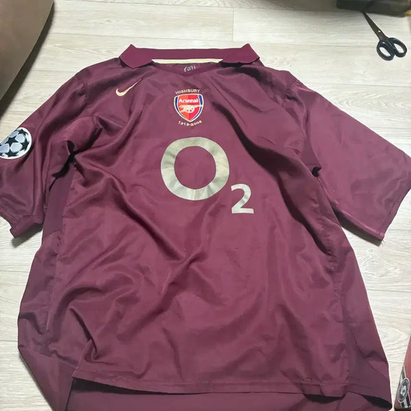 [BUNJANG] Arsenal 05-06 Highbury Bergkamp Replica Jersey / 아스날 05-06하이버리 베르캄프 레플리카