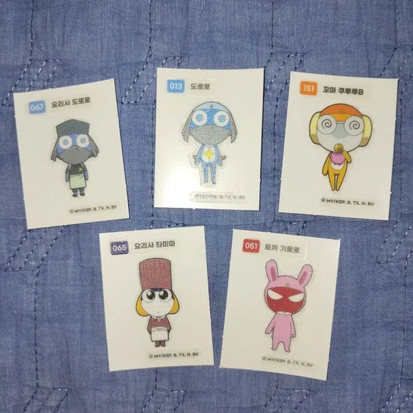 [BUNJANG] Keroro Sticker Set Giroro Tamama Dororo Kururu / 케로로 띠부씰 기로로 타마마 도로로 쿠루루
