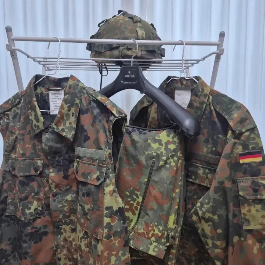 [BUNJANG] German Flecktarn Camouflage Military Gear Set / 독일연방군 플렉탄 (Flecktarn) 군장