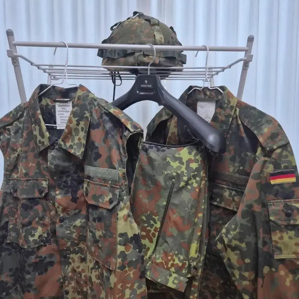 [BUNJANG] German Flecktarn Camouflage Military Gear Set / 독일연방군 플렉탄 (Flecktarn) 군장