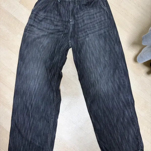 [BUNJANG] Vintage Black Pants / 빈티지 블랙 팬츠