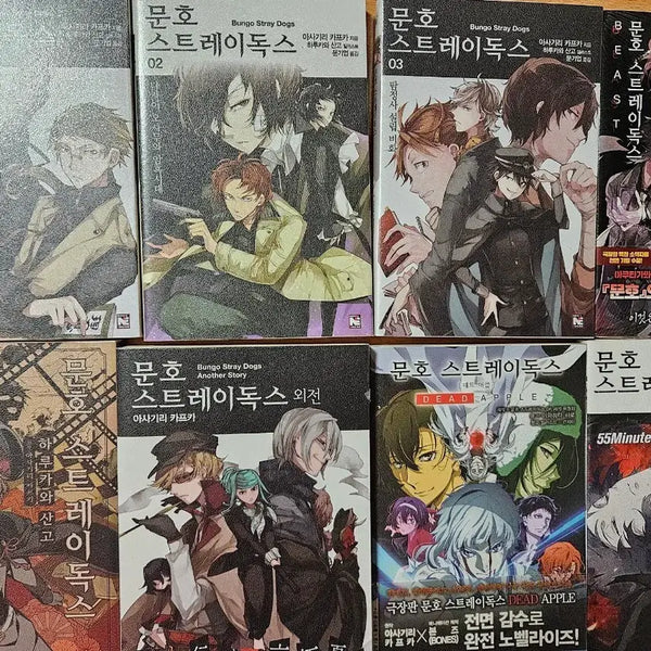 [BUNJANG] Bungo Stray Dogs Manga Bundle (Beast, Gaiden, Doodle Notebook) / 문호 스트레이독스 만화책.외전.비스트.낙서수첩.