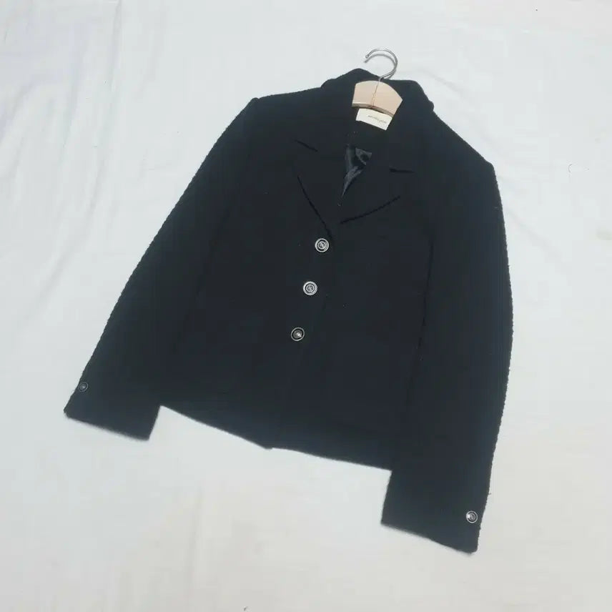 [BUNJANG] Archive J2U Black Tweed Jacket / 아카이브제이투유 블랙 트위드 자켓