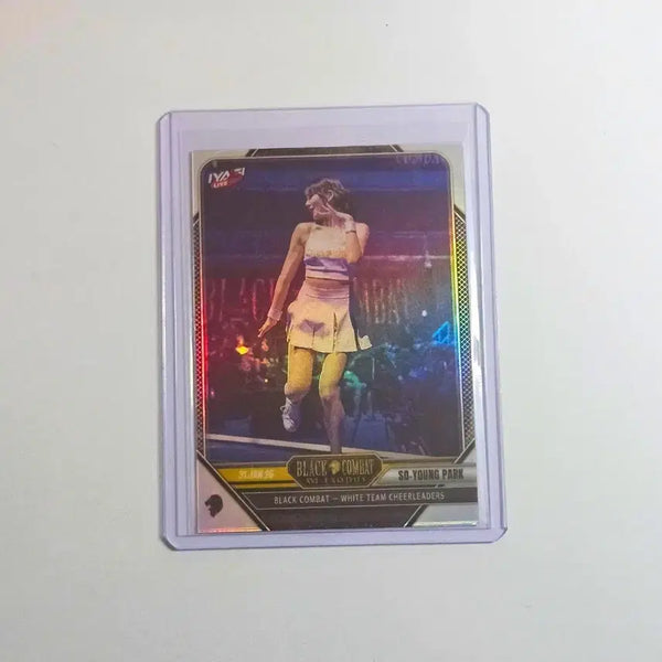 [BUNJANG] Black Combat Park So-young Cheerleader Chrome Photocard / 블랙컴뱃 박소영 치어리더 크롬 카드