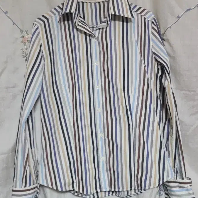 [BUNJANG] Burberry London Stripe Shirt Size S / 버버리 런던 스트라이프 셔츠 S