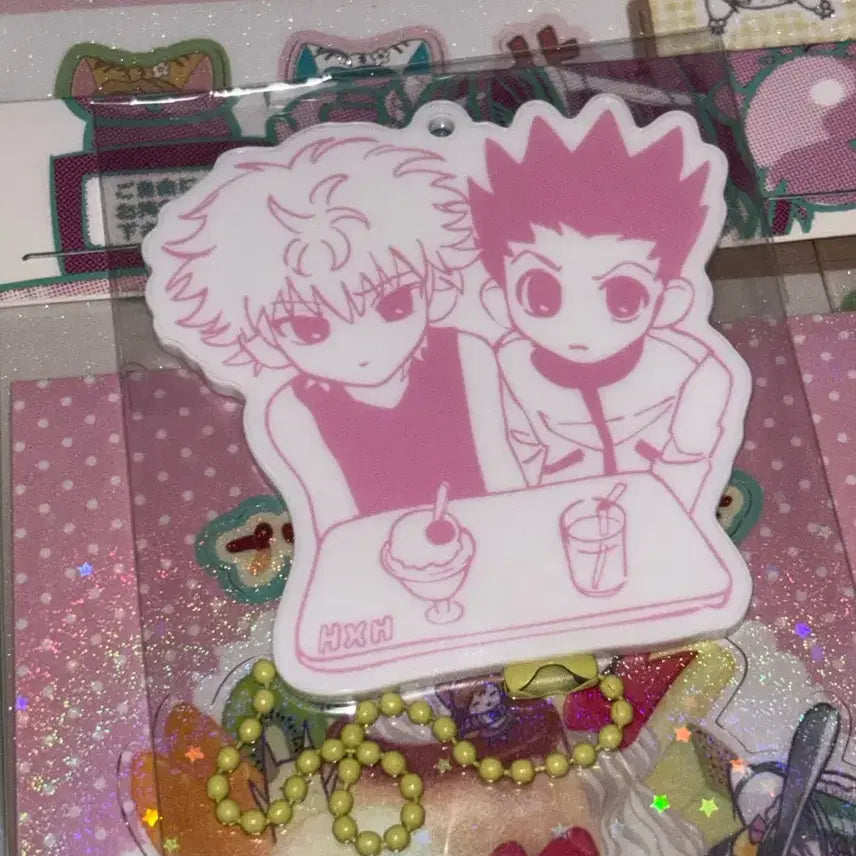 [BUNJANG] Hunter x Hunter Gon & Killua Keyring (Ivory Ball Chain) / 헌터헌터 곤 키르아 빠안히 키링 미개봉