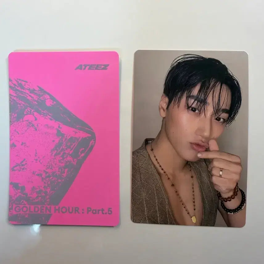 [BUNJANG] ATEEZ San Photocard Golden Hour: Part. 5 / 에이티즈 산 포토카드 poca album