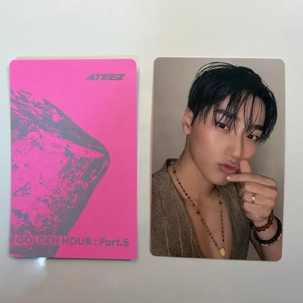 [BUNJANG] ATEEZ San Photocard Golden Hour: Part. 5 / 에이티즈 산 포토카드 poca album
