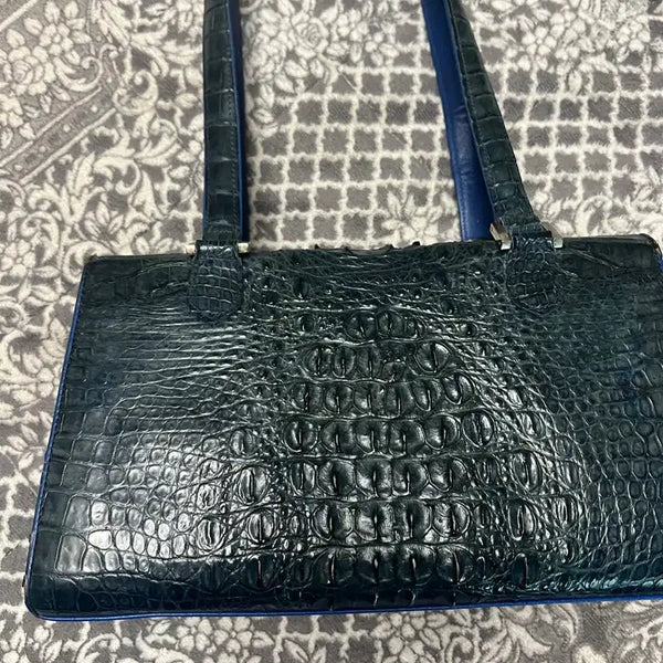 [BUNJANG] Real Crocodile Pattern Shoulder Bag / 리얼악어백