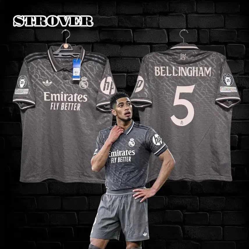 [BUNJANG] Real Madrid 2024-2025 Jude Bellingham Third Kit Jersey XXL / 24/25 레알 벨링엄 XXL