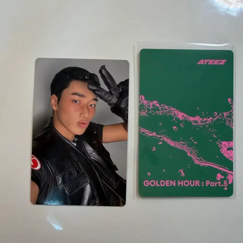 [BUNJANG] Ateez San Photocard Golden Hour POCA ALBUM / 에이티즈 산 포토카드 pocaalbum